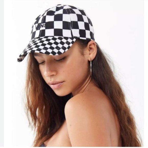 VANS checkerboard baseball cap hat NWT - Picture 1 of 2